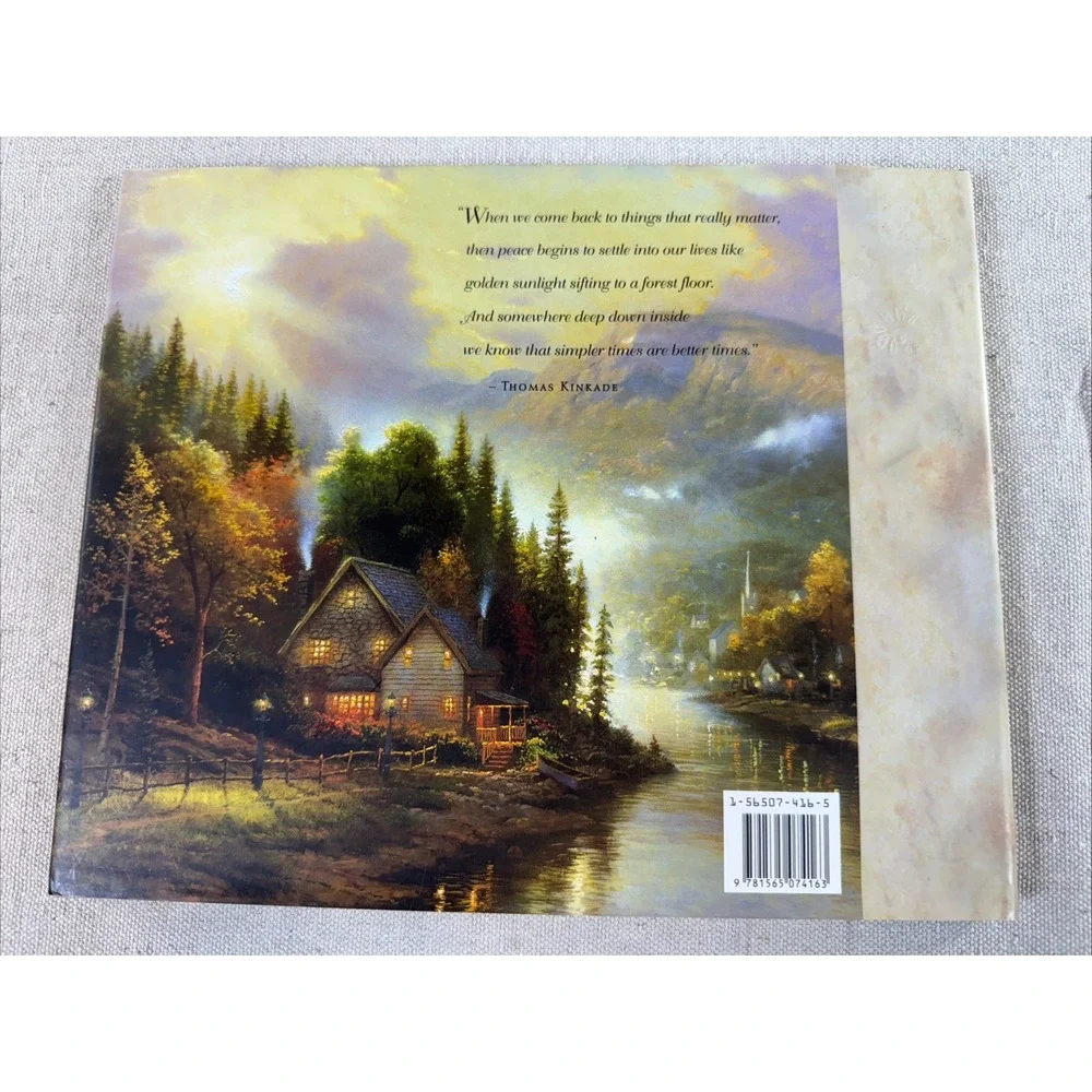 Thomas‎ Kinkade Simpler Times 1996 Hardcover Book Coffee Table Art Illustrator